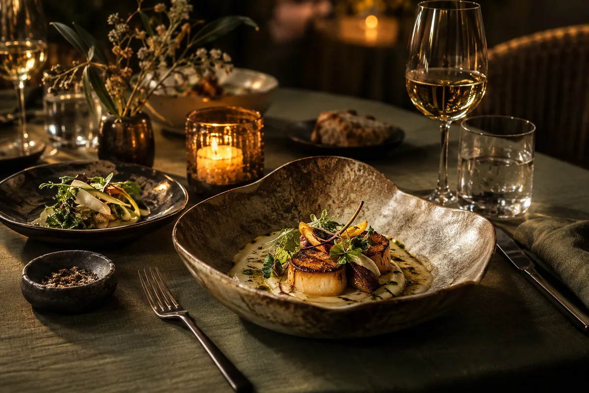 Illustrative seasonal dining experience